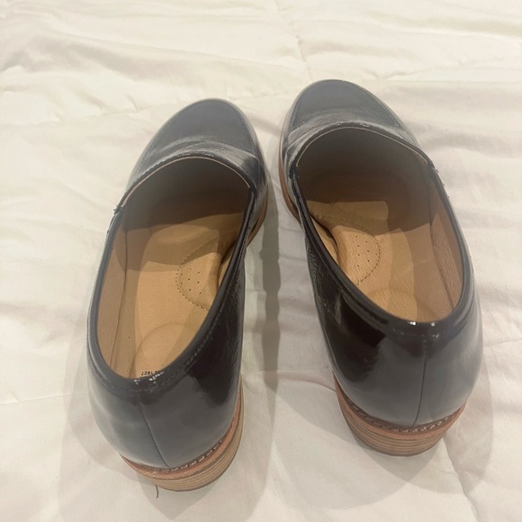Sofft Womens Napoli Navy Patent Leather Slip On Dressy Loafers Shoes Used - Picture 5 of 9